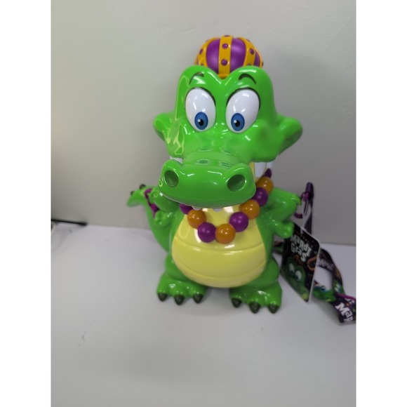 2024 Universal Studios Mardi Gras Parade King Gator Popcorn Bucket Light Up NEW - Picture 3 of 6